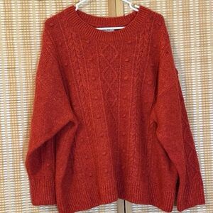 Old Navy Women's Turtleneck Sweater in Rich Red